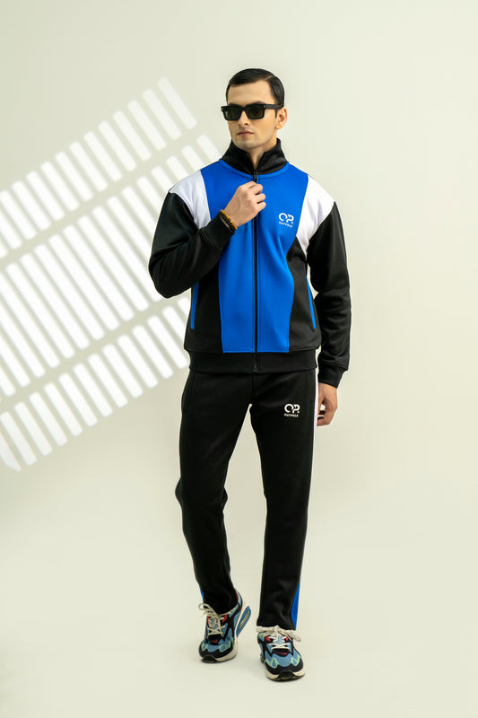 Black & Blue Track Suit – Gym wear & Sportswear