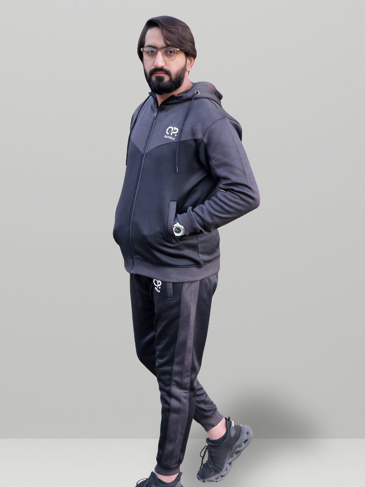 Black Track Suit – Stylish & Warm Winter Wear
