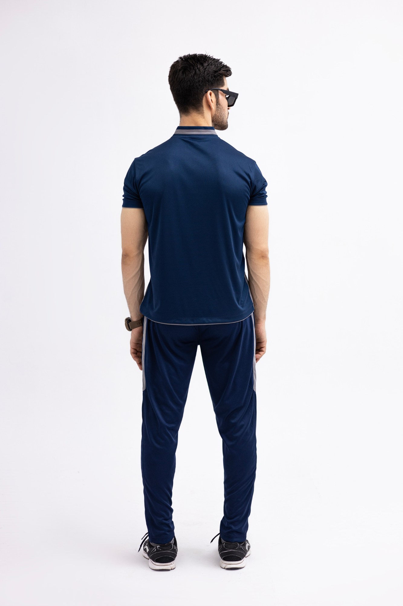 Men's Navy Dri-Fit Zipper Tracksuit – OUTPOLE Performance Series